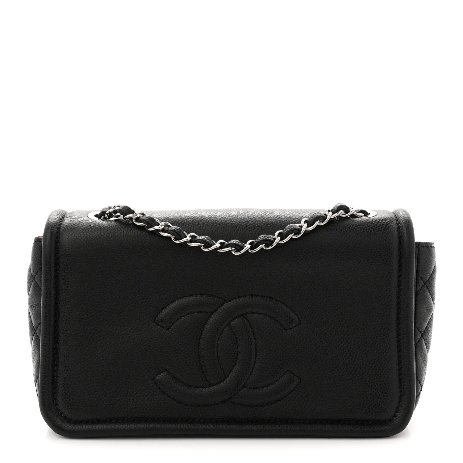 Caviar Medium Timeless CC Flap Black