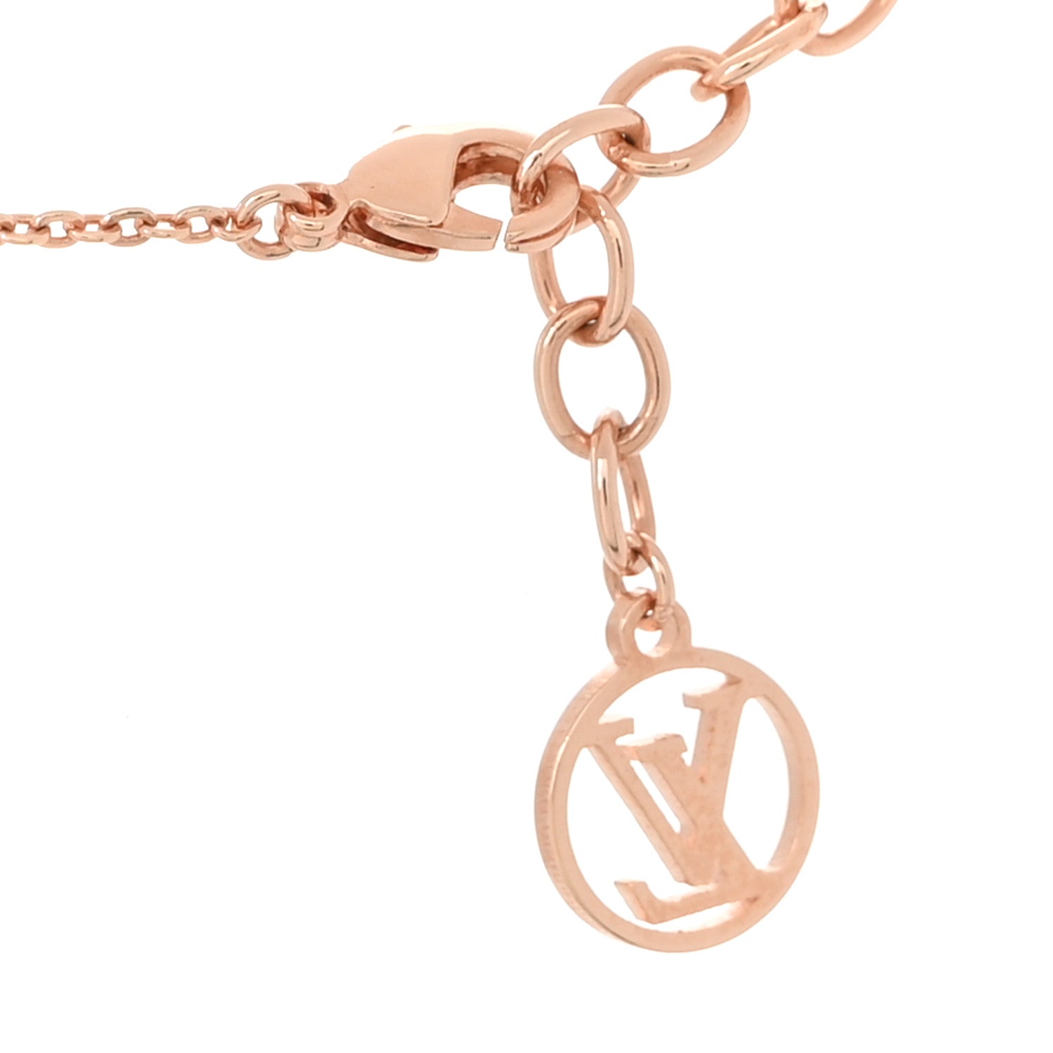 Crystal Precious Nanogram Name Tag Necklace Rose Gold Silver