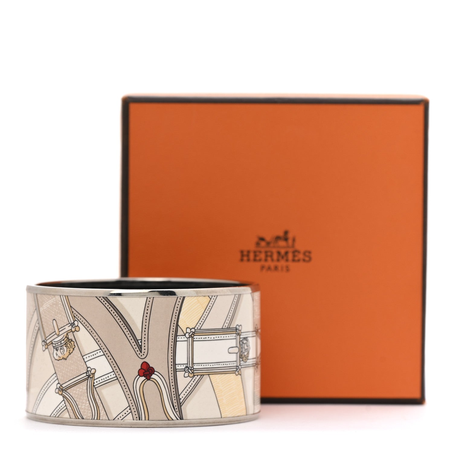 Enamel Printed Extra Wide Cavalcadour Bracelet 62