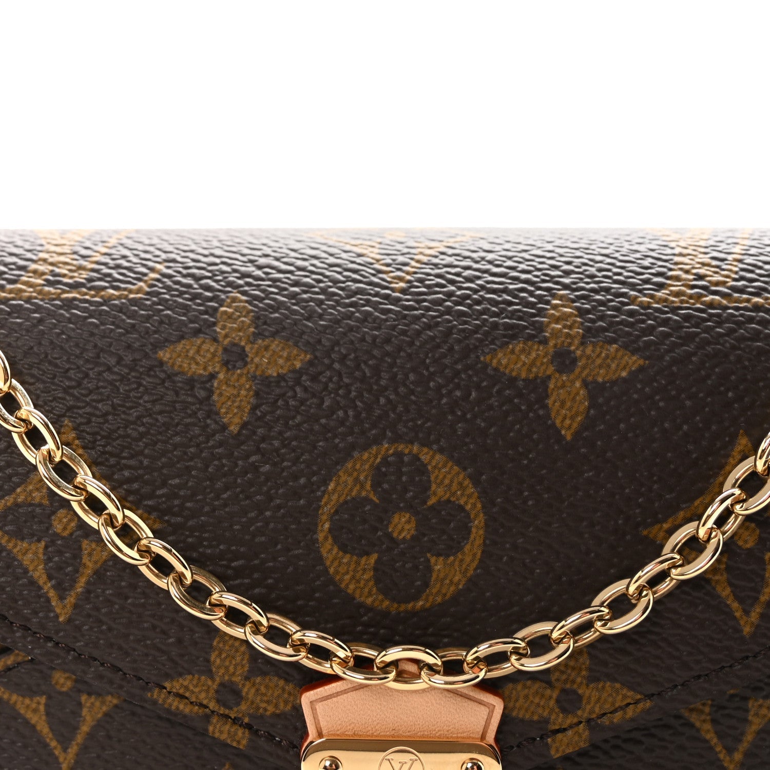Monogram Grace Coddington Kirigami Organizer On Chain Beige
