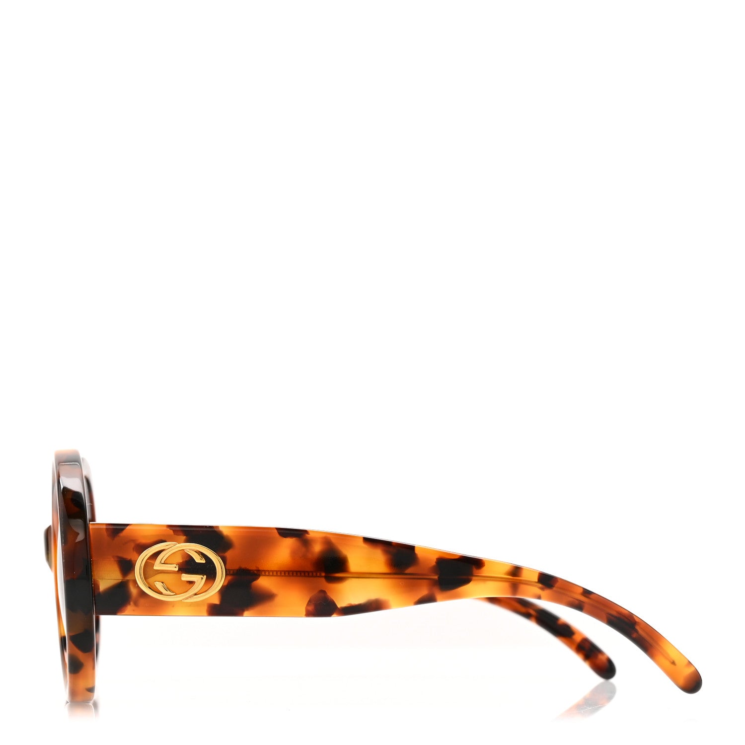 Acetate Round Sunglasses GG2410S Havana