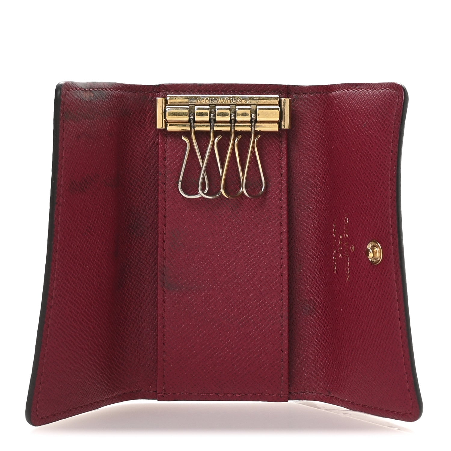 Monogram 4 Key Multicles Holder Fuchsia