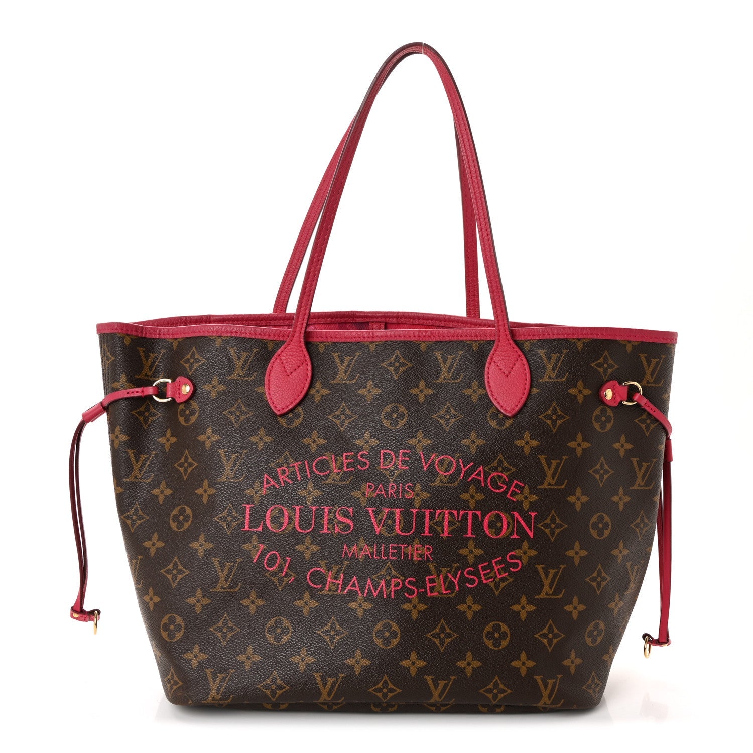 Monogram Articles de Voyage Ikat Neverfull MM Rose Indien