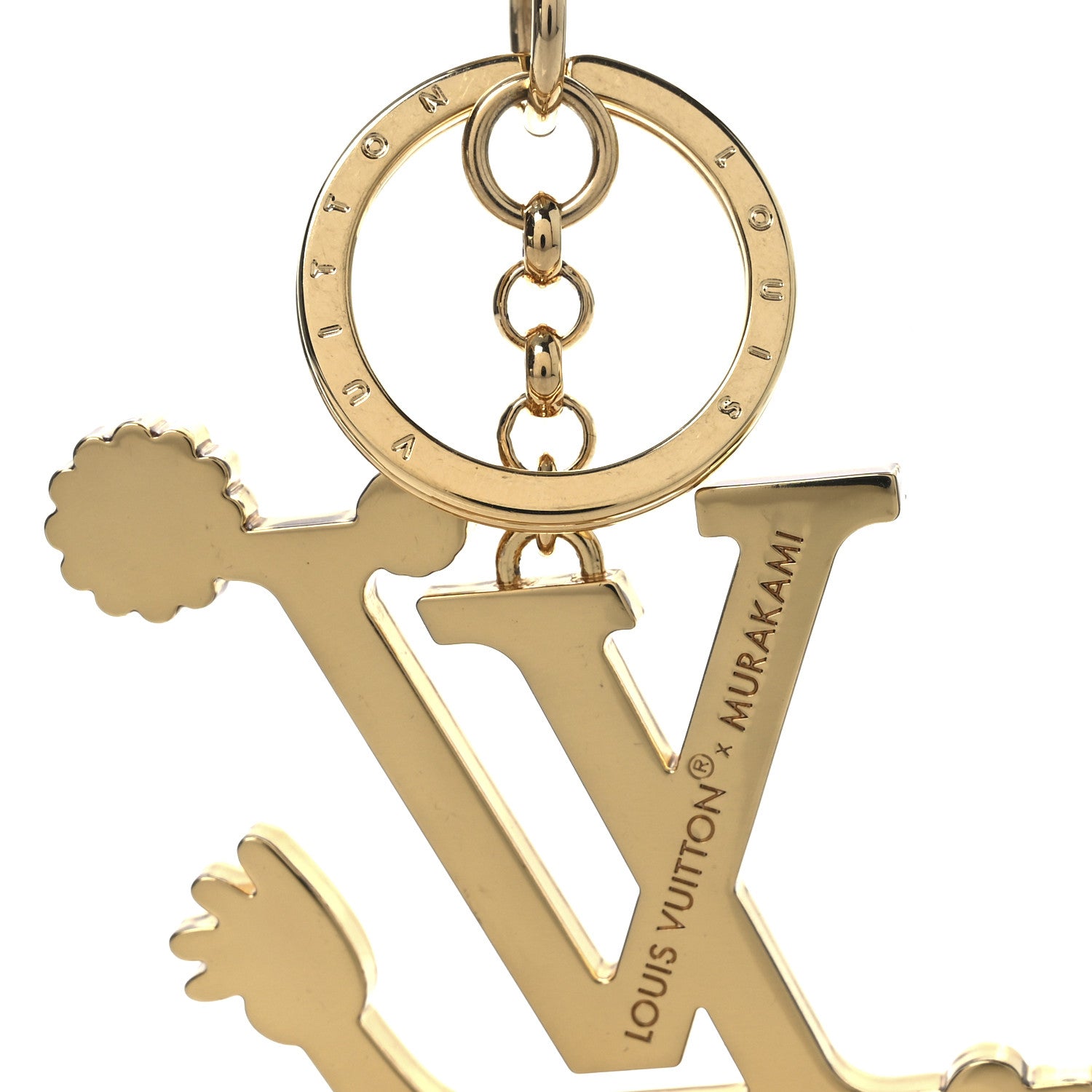 LV X TM Iconic Superflat Bag Charm Key Holder Multicolor