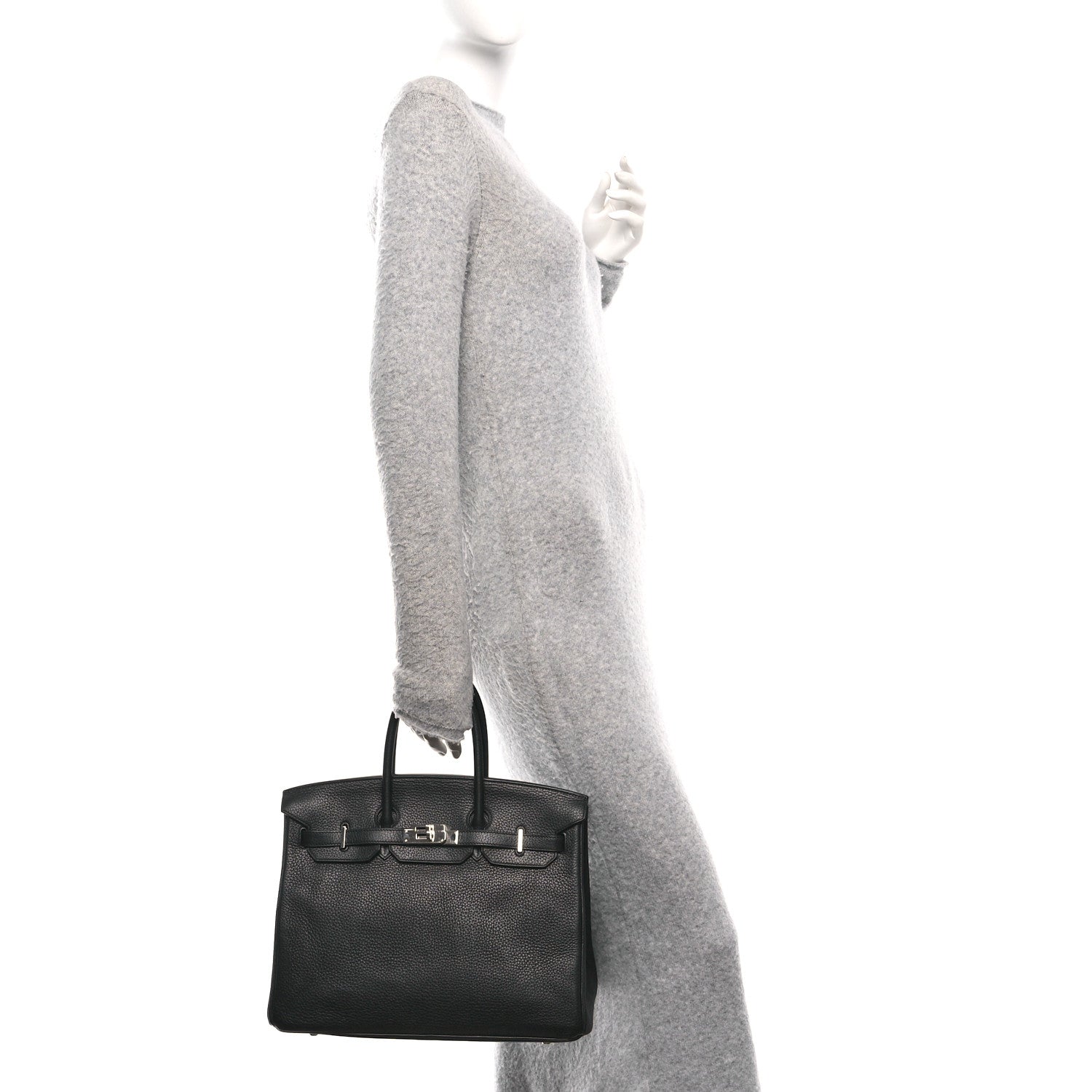 Taurillon Clemence Birkin 35 Black