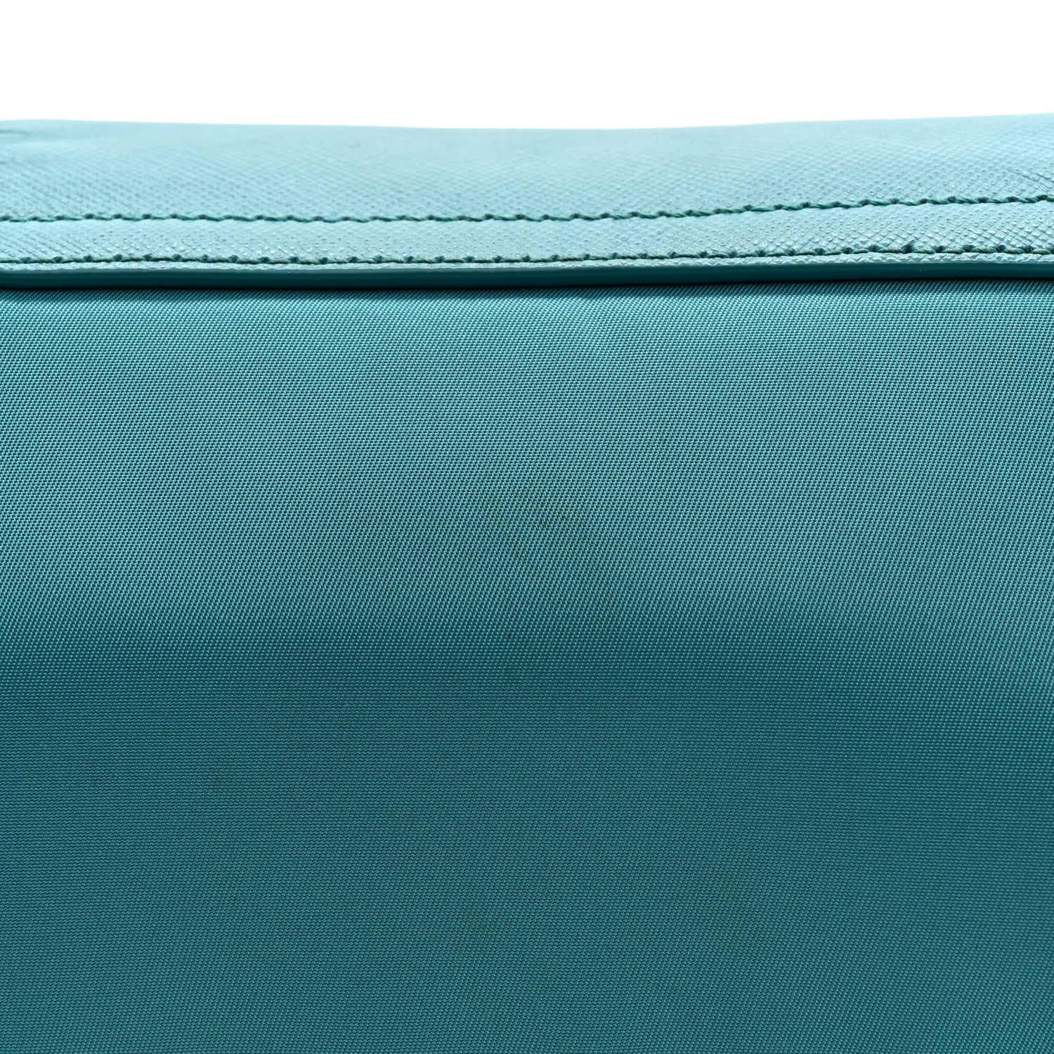 Tessuto Nylon Saffiano Crossbody Bag Turchese