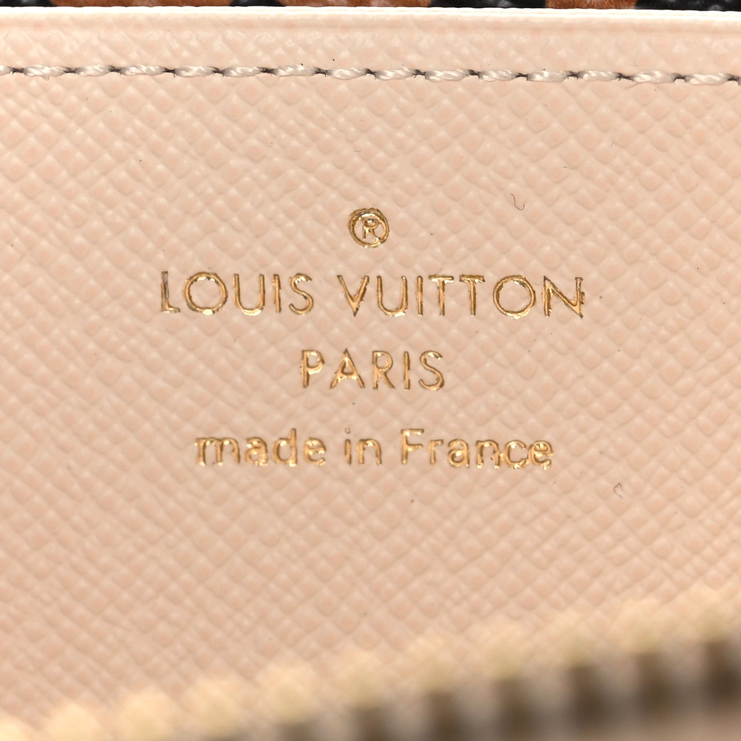 Monogram Giant Wild At Heart Zippy Wallet Creme