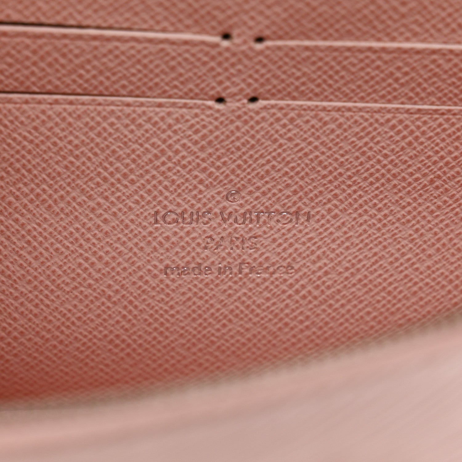 Epi Twist Belt Chain Wallet Rose Ballerine