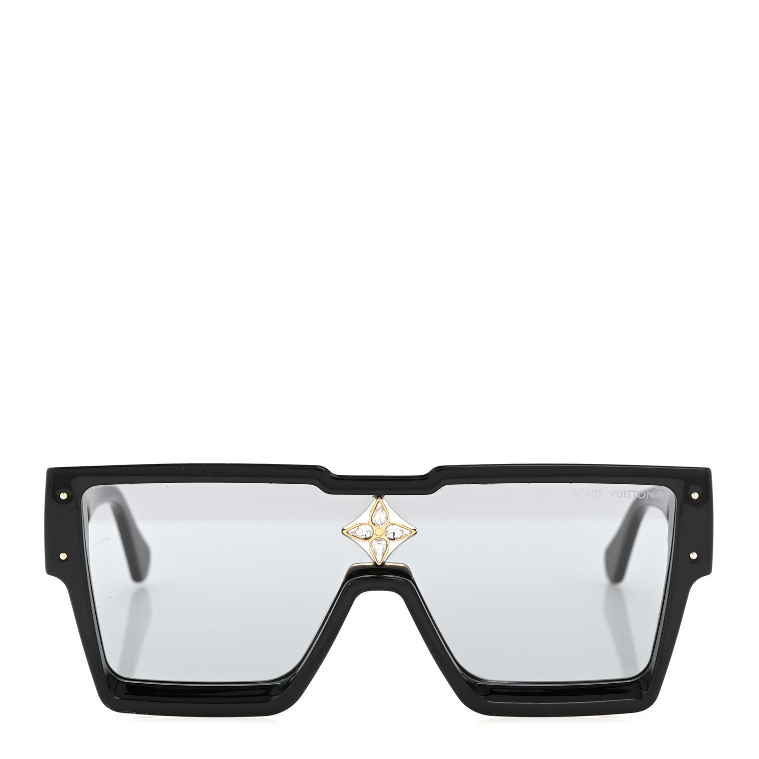 Acetate Swarovski Crystal Cyclone Sunglasses Z1578E Black