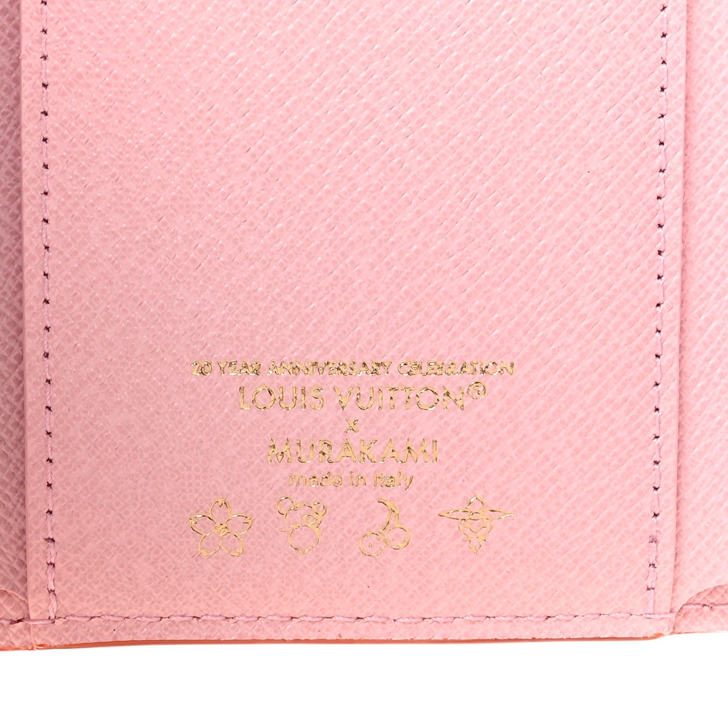 LV X TM Monogram Cherry Blossom Victorine Wallet Sakura Brown