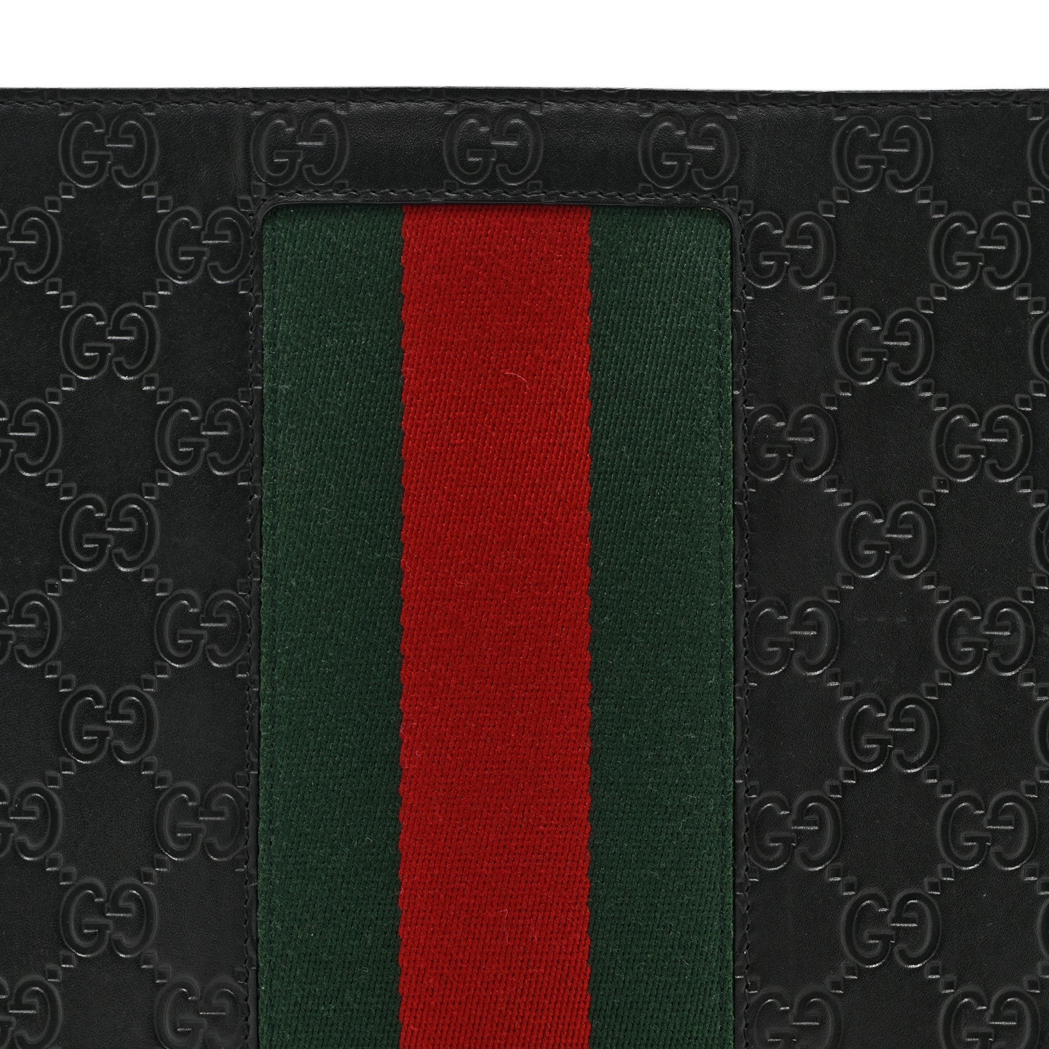 Guccissima Signature Web New Web Cosmetic Case Black
