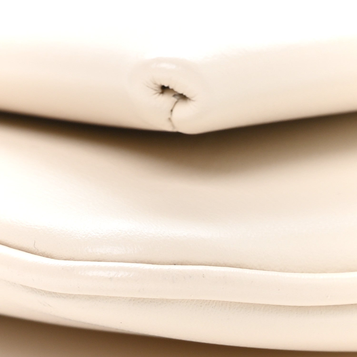 Calfskin Small Arli Flap Shoulder Bag Mystic White