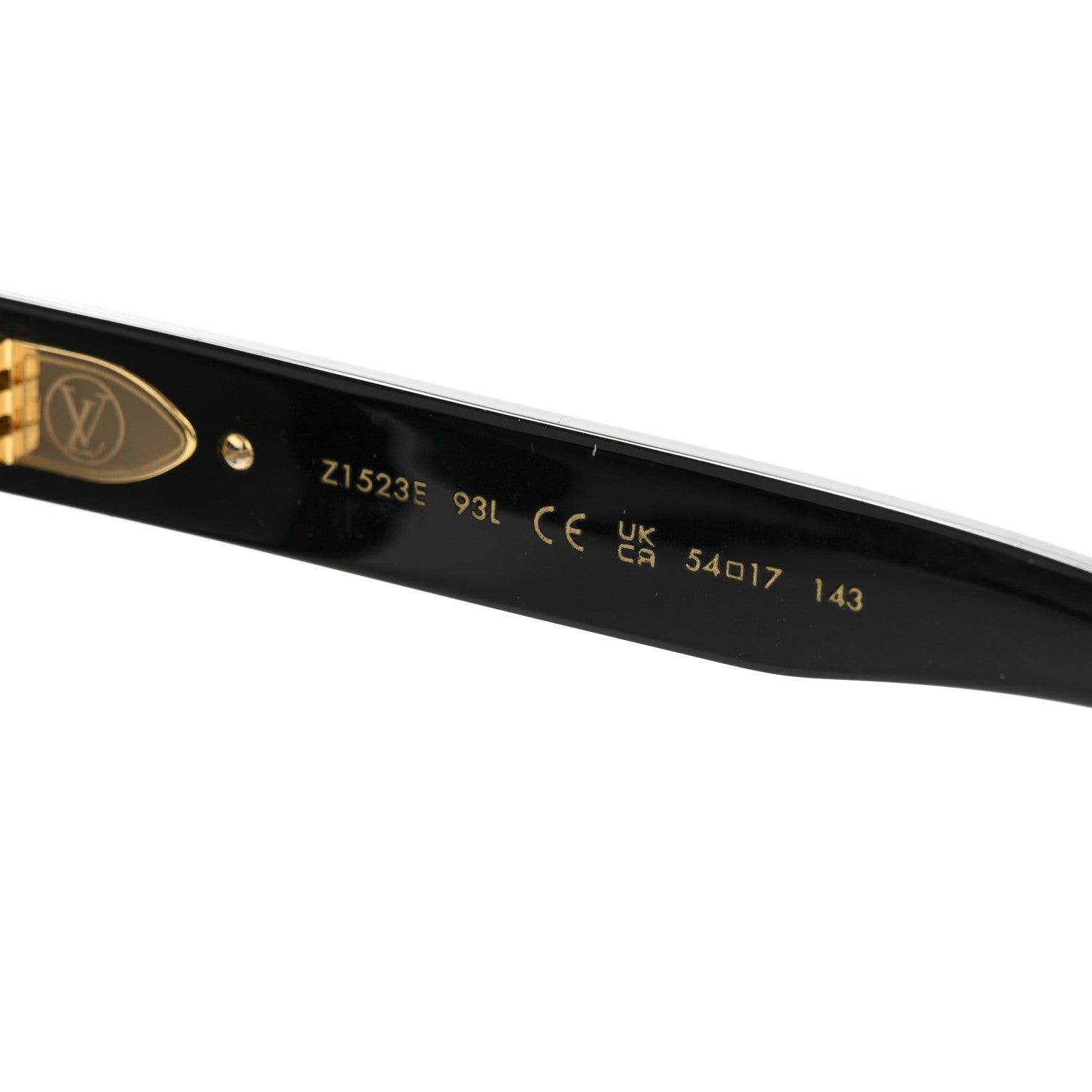 Acetate My Monogram Square Sunglasses Z1523E Black