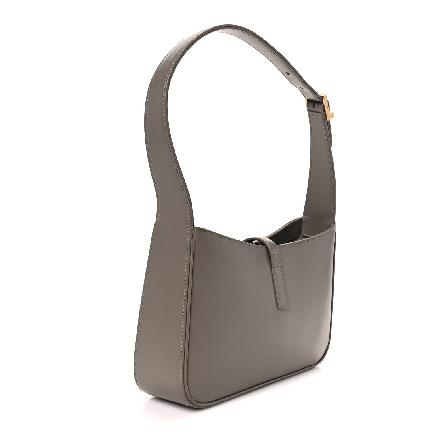 Smooth Calfskin Le 5 A 7 Hobo Greyish Brown