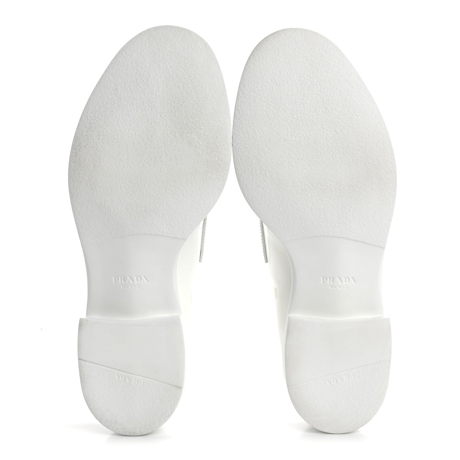 Vernice Triangle 50mm Loafers 39.5 White