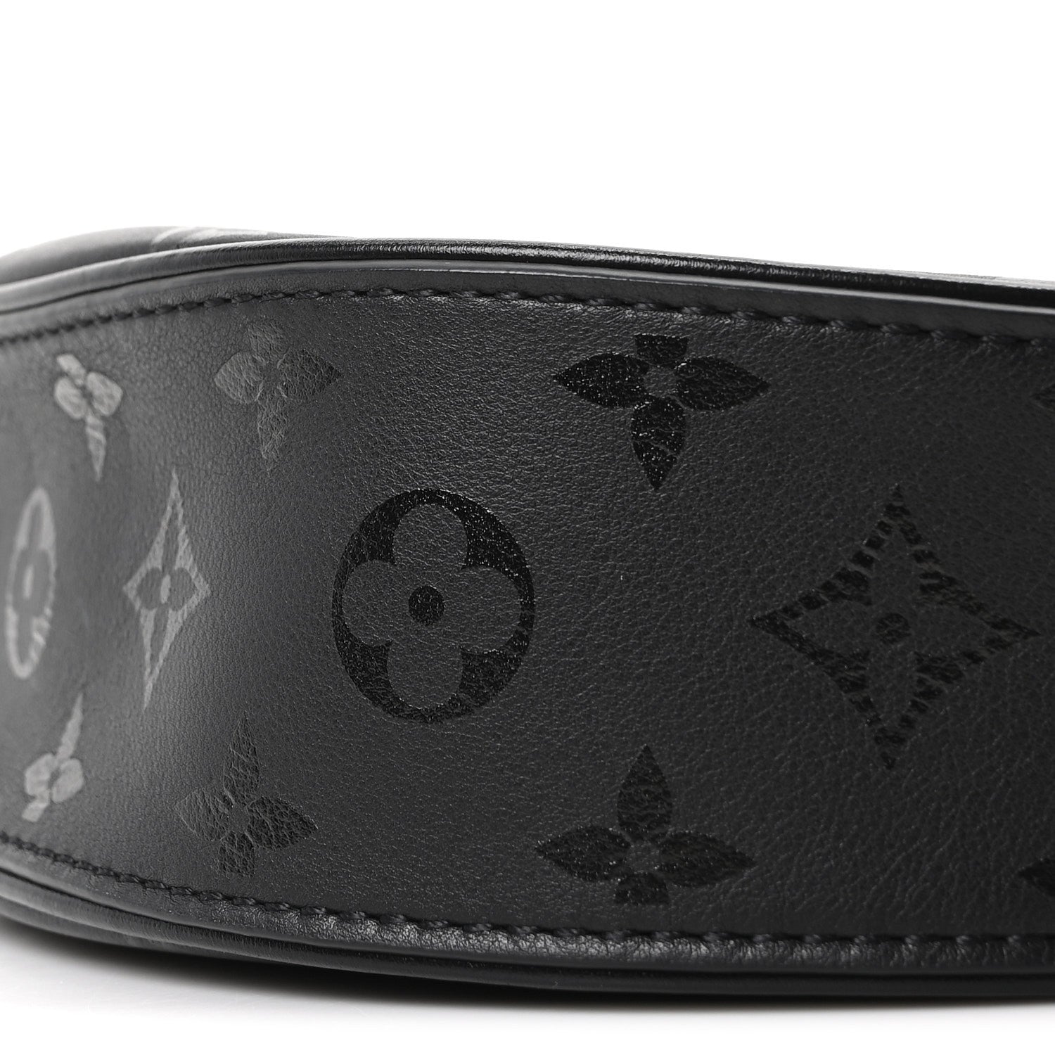 Calfskin Monogram Loop H27 Black