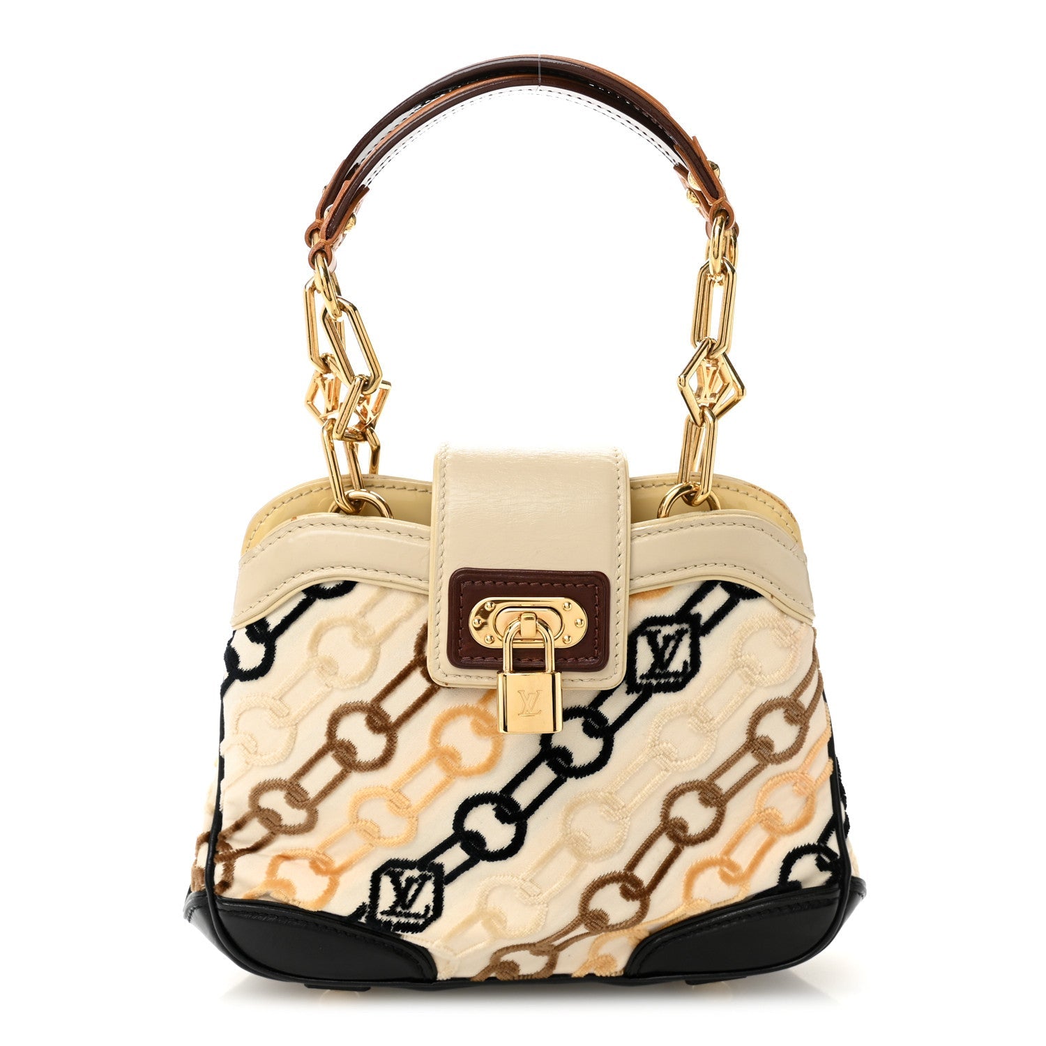 Velvet Chains Mini Linda Beige