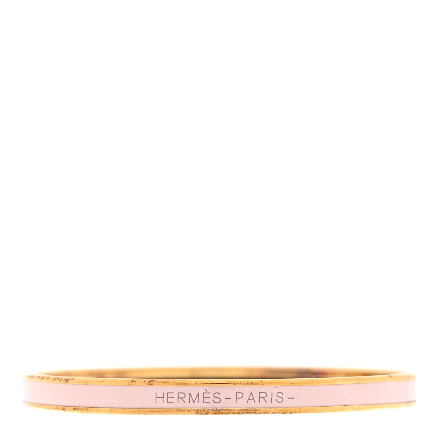 Enamel Uni Bangle 65 Rose Candeur