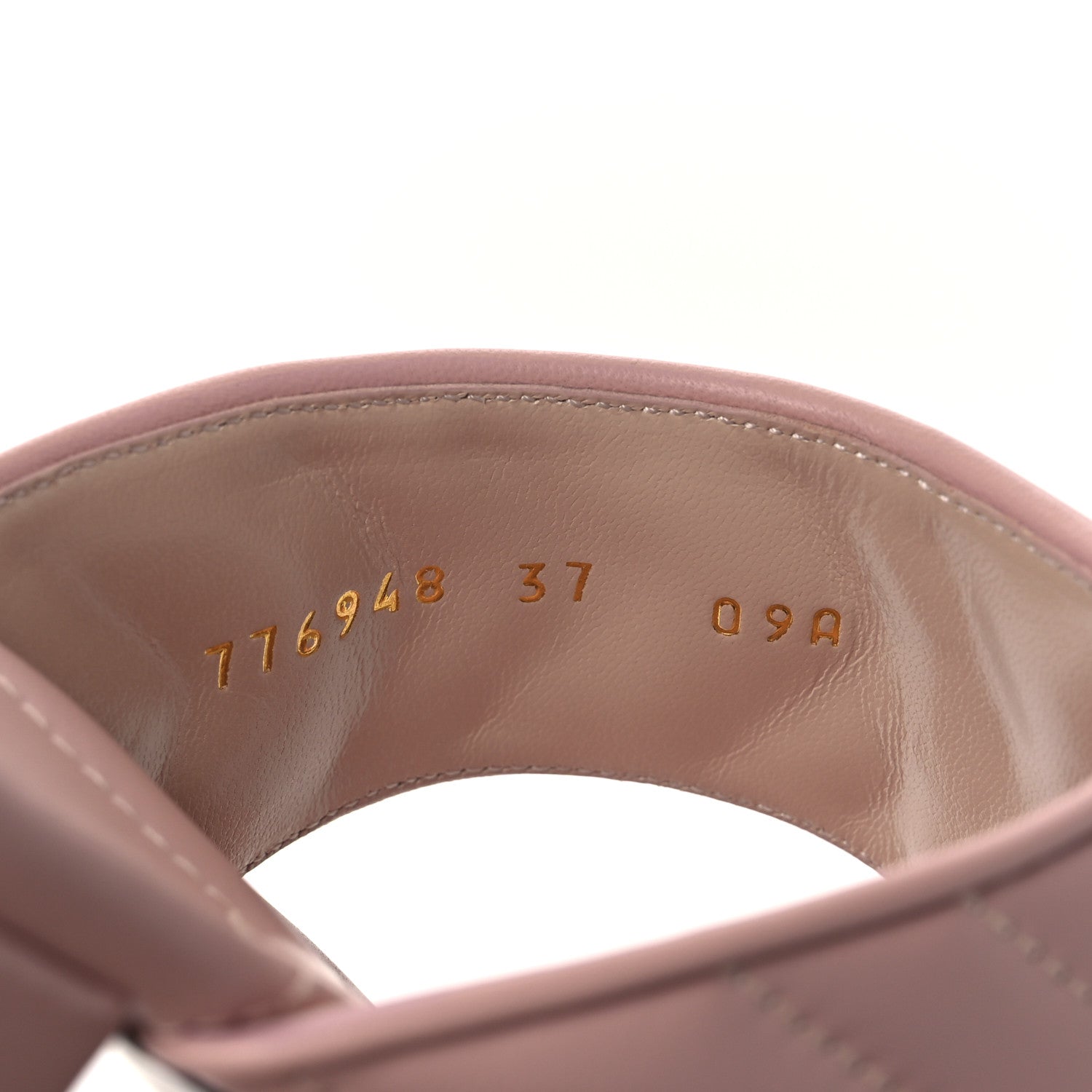 Nappa Charlotte Double G Marmont Thong Sandals 37 Perfect Pink