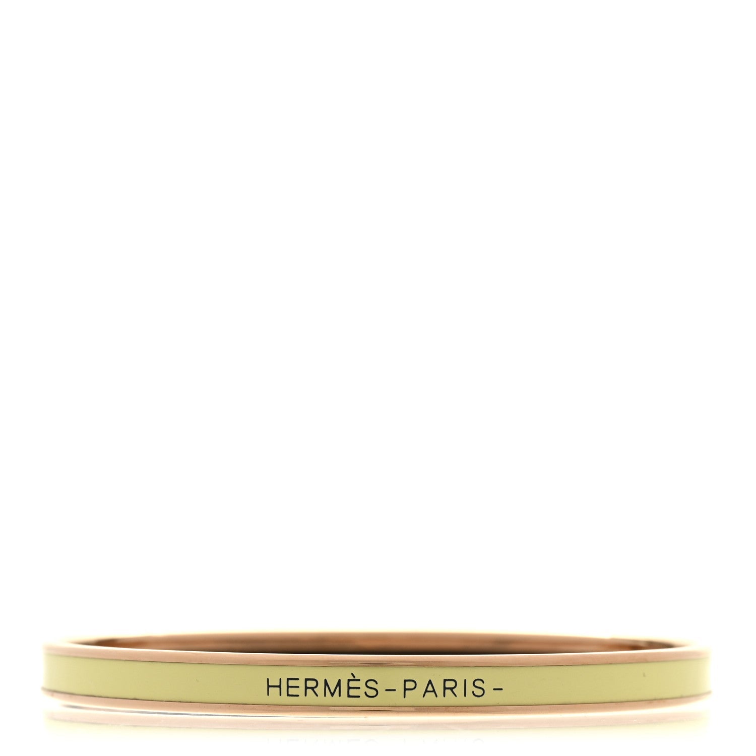 Enamel Printed Extra Narrow Fusion Bracelet Rose Candeur Poussin