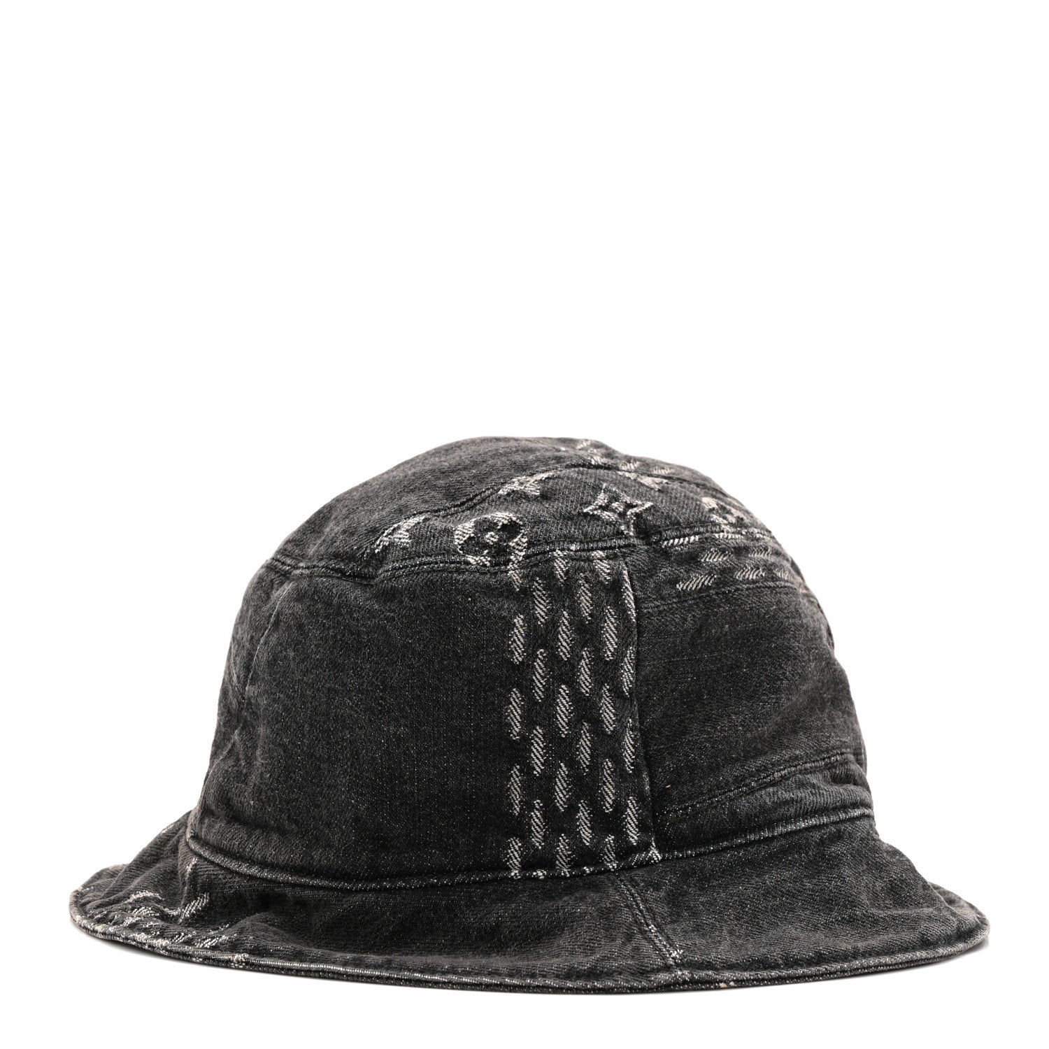 x NIGO Monogram Giant Denim Giant Damier Wave Sun Hat 60 Gray
