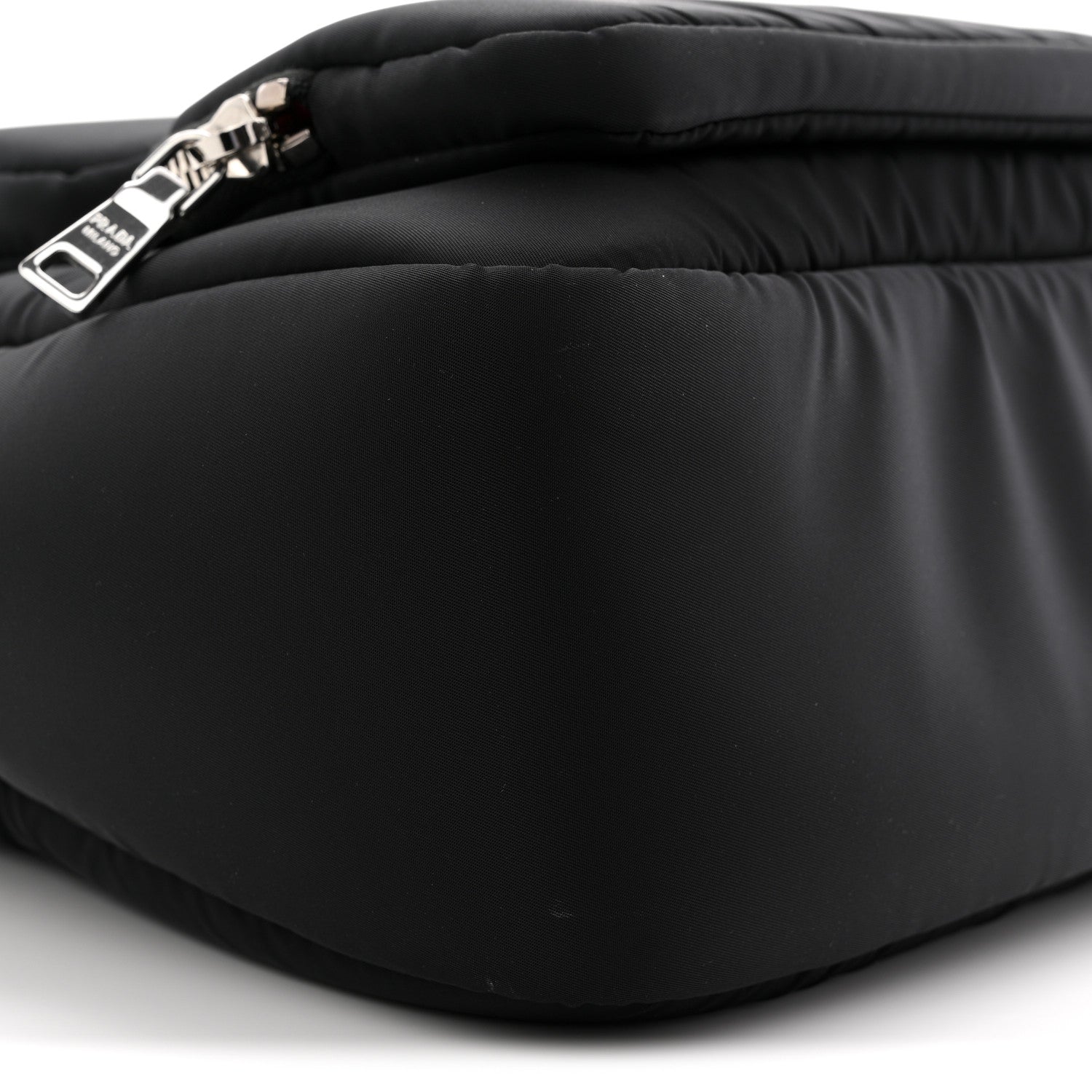 Tessuto Nylon Pocket Cargo Top Handle Bag Black Fuoco