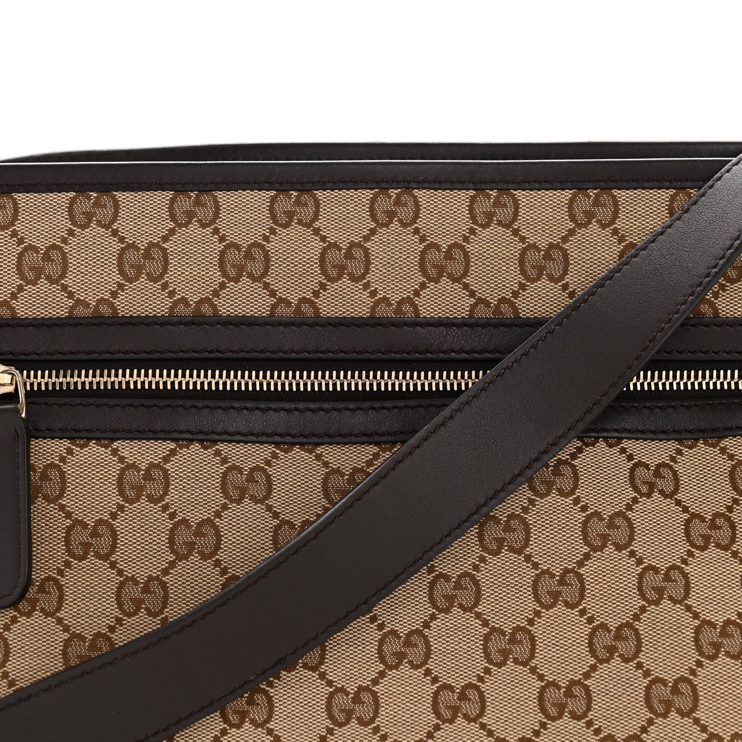 Monogram Messenger Bag Dark Brown