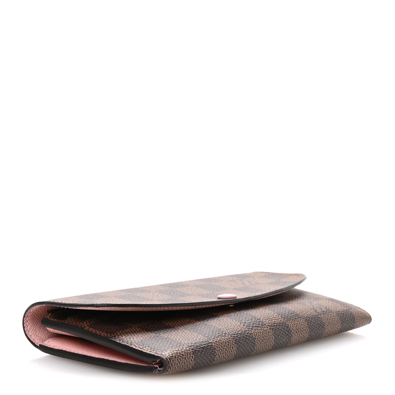 Damier Ebene Emilie Wallet Rose Ballerine