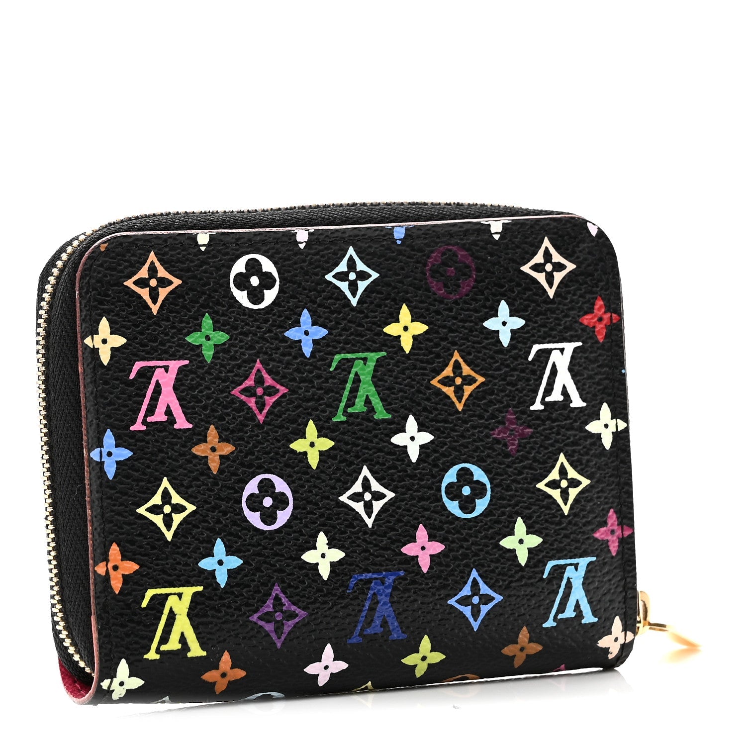 Monogram Multicolor Zippy Coin Purse Black Grenade