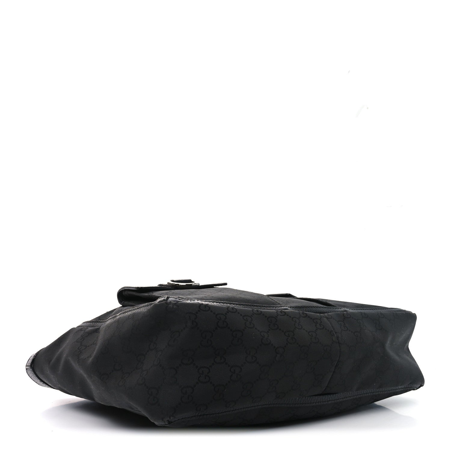 Nylon Monogram Abbey D Ring Tote Black