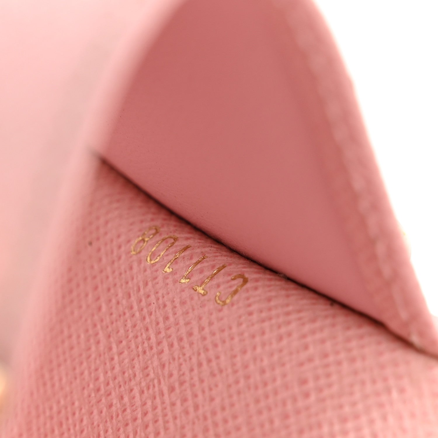 Damier Ebene Multicles 6 Key Holder Rose Ballerine