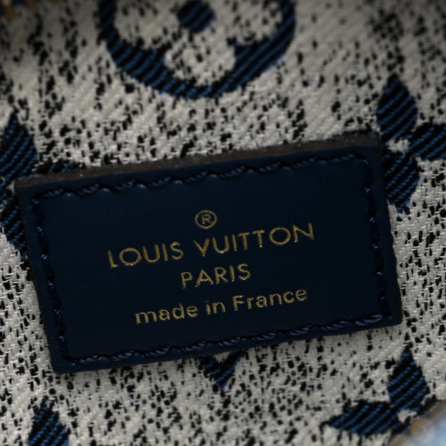 Monogram Jacquard Denim Loop Bleu