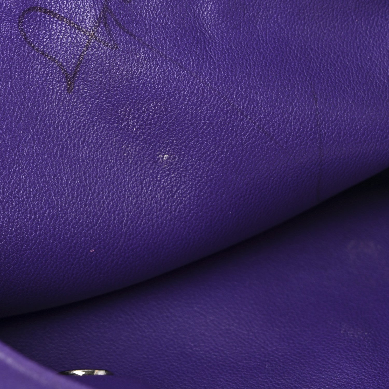 Lambskin Clou De Selle Pouch Crocus
