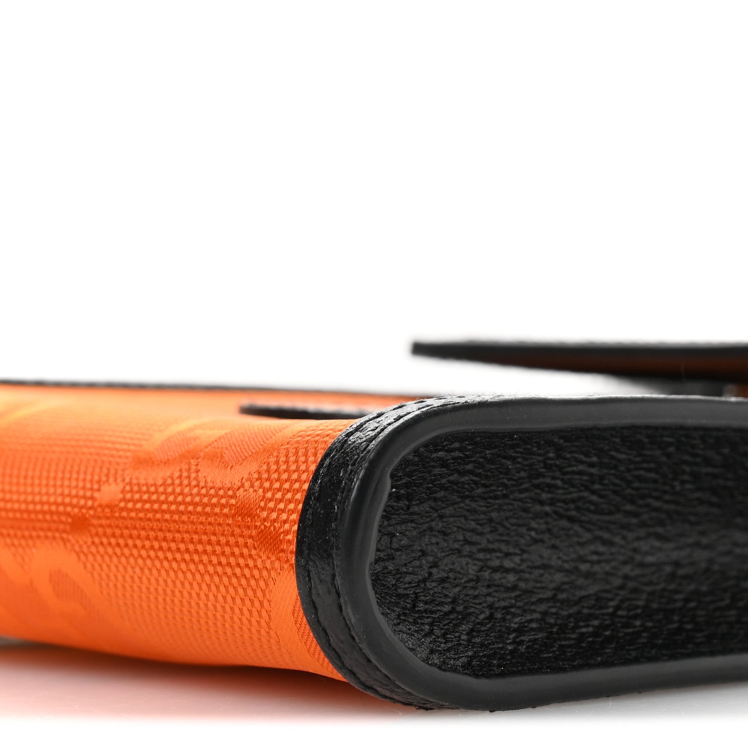 Econyl Nylon Monogram Off The Grid Crossbody Bag Carrot Orange Black