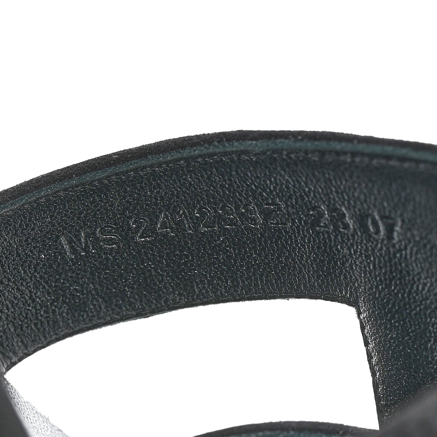 Suede Goatskin Oasis Sandals 38.5 Black