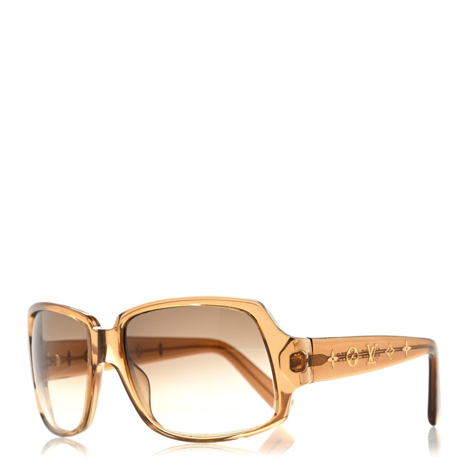 Acetate Obsession Carre Sunglasses Z0025W Glitter Honey