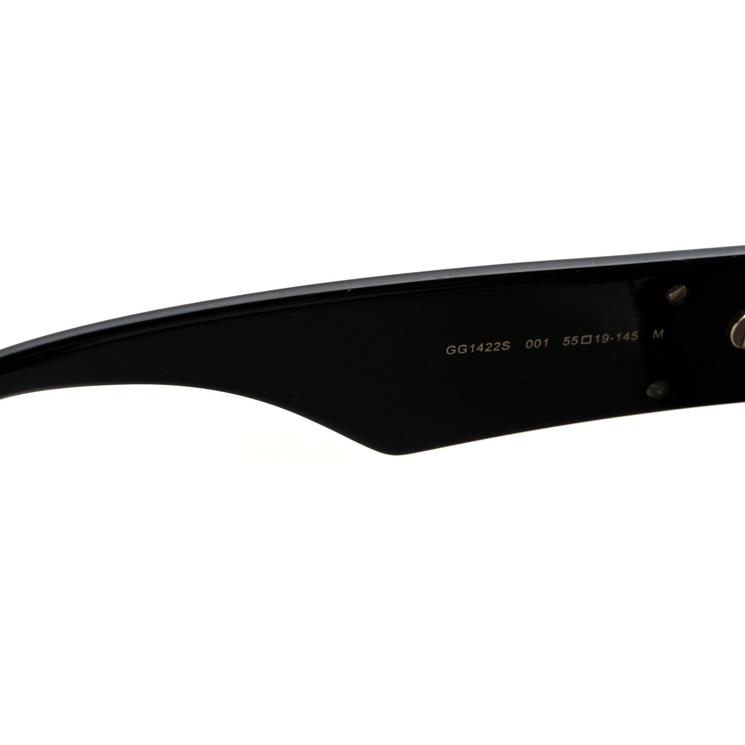 Acetate Square Frame Sunglasses GG1422S Black Grey