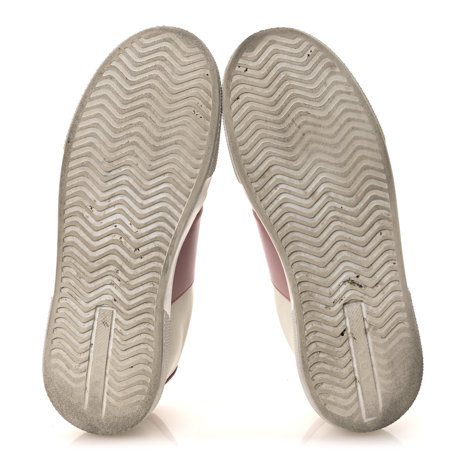 Vitello Soft Logo 45mm Platform Sneakers 35.5 White Pink