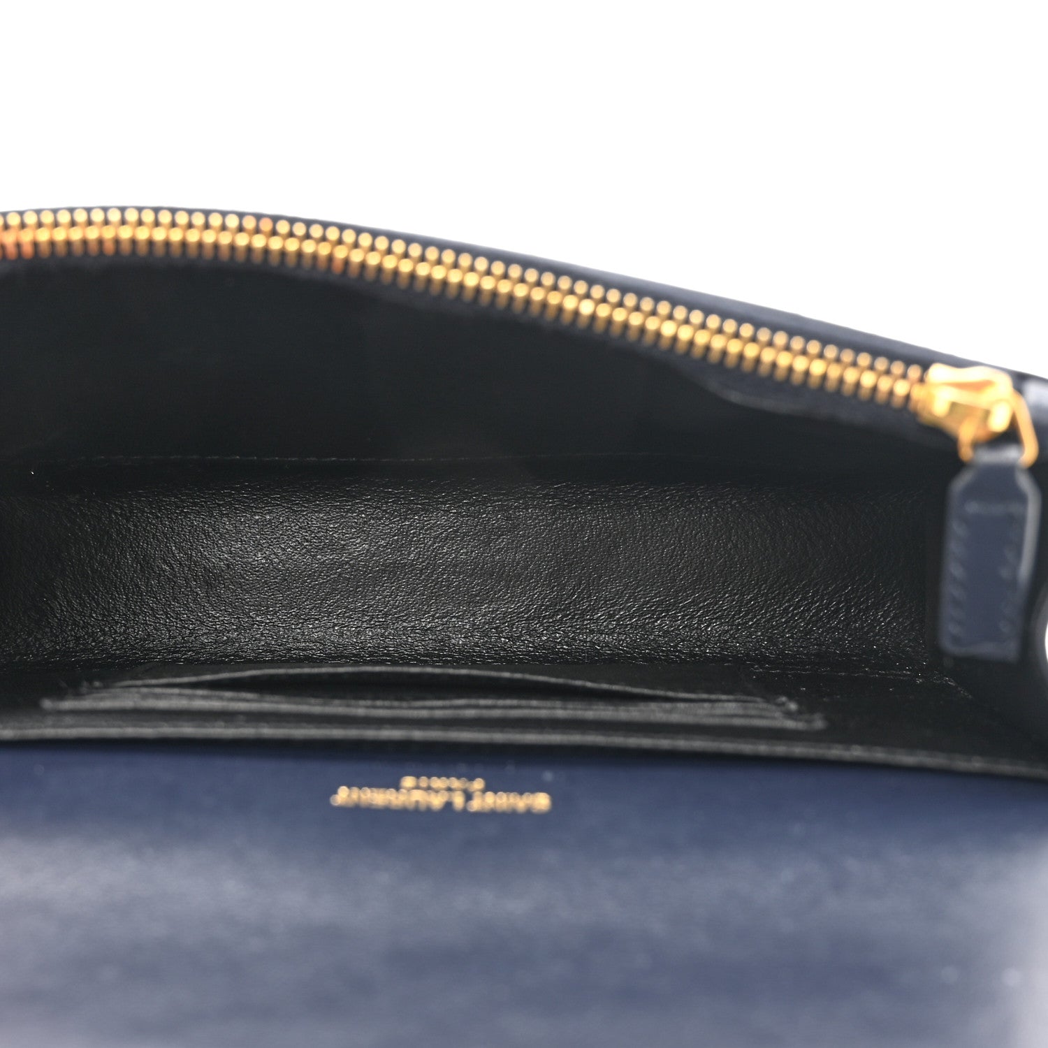Smooth Calfskin Monogram Kate Belt Bag Deep Marine Black