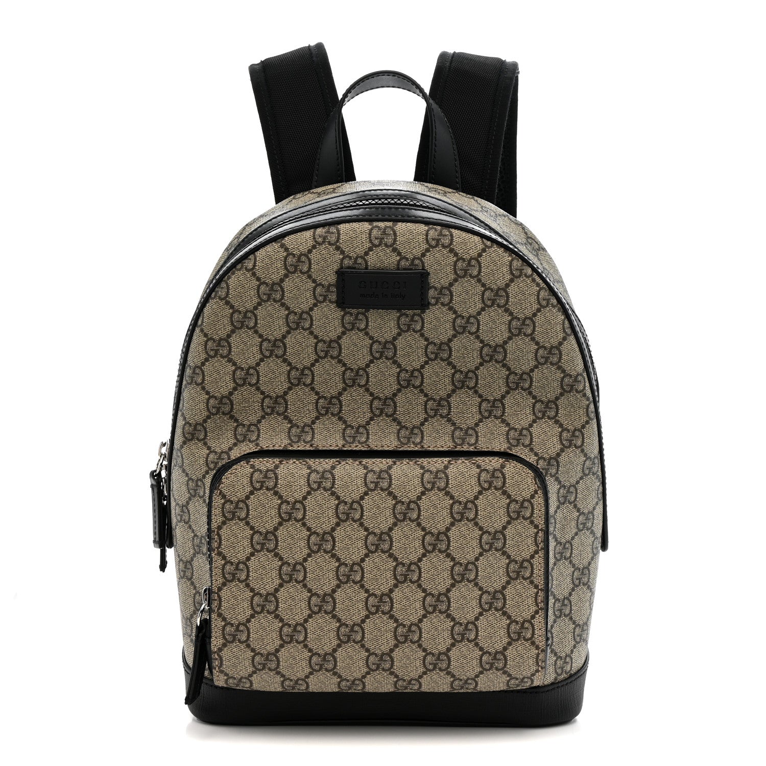 GG Supreme Monogram Small Eden Day Backpack Black