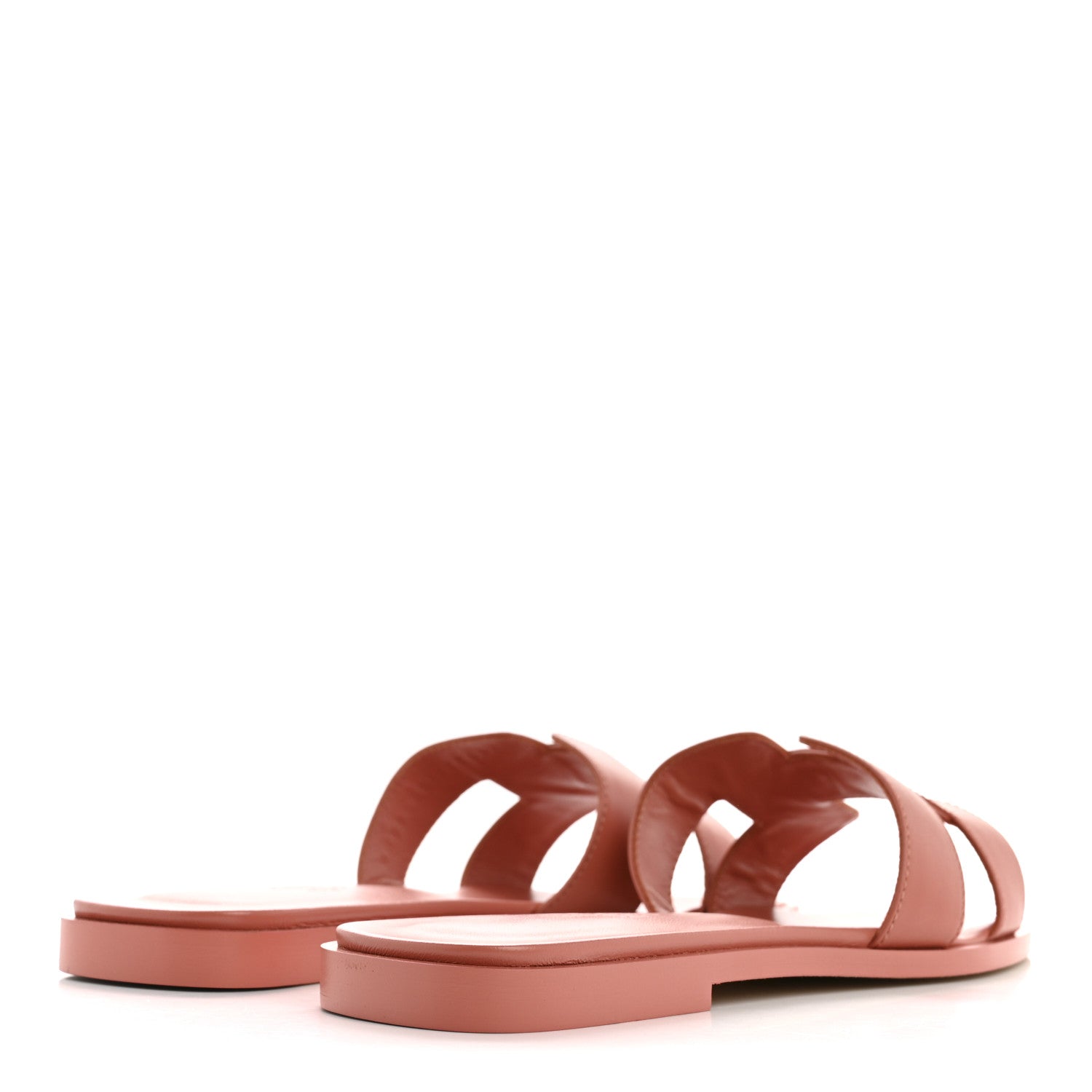 Box Calfskin Oran Sandals 38.5 Rouge Tomette