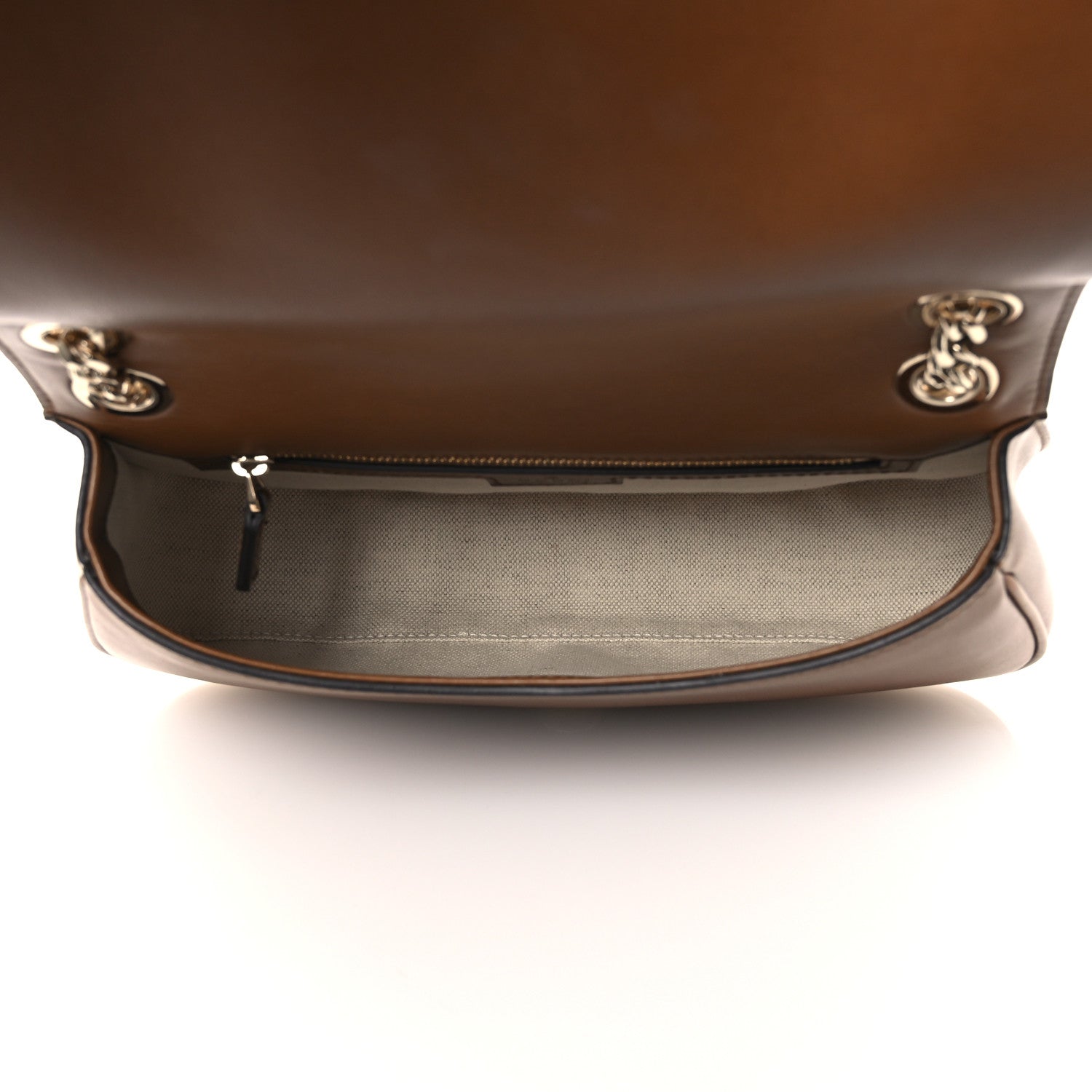 Suede Calfskin Blondie Medium Shoulder Bag Light Brown