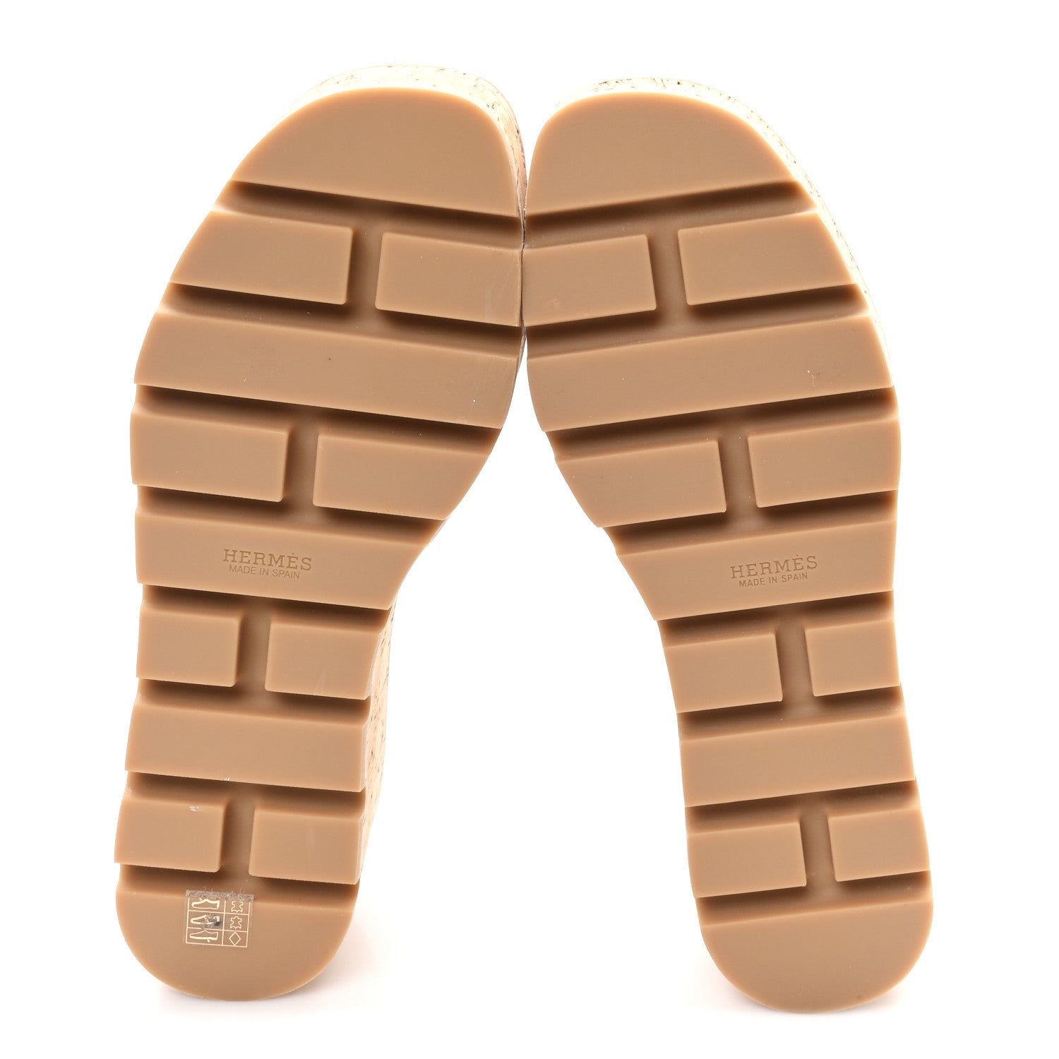 Calfskin Cork Eze 30 Sandals 38 Marron Glaise