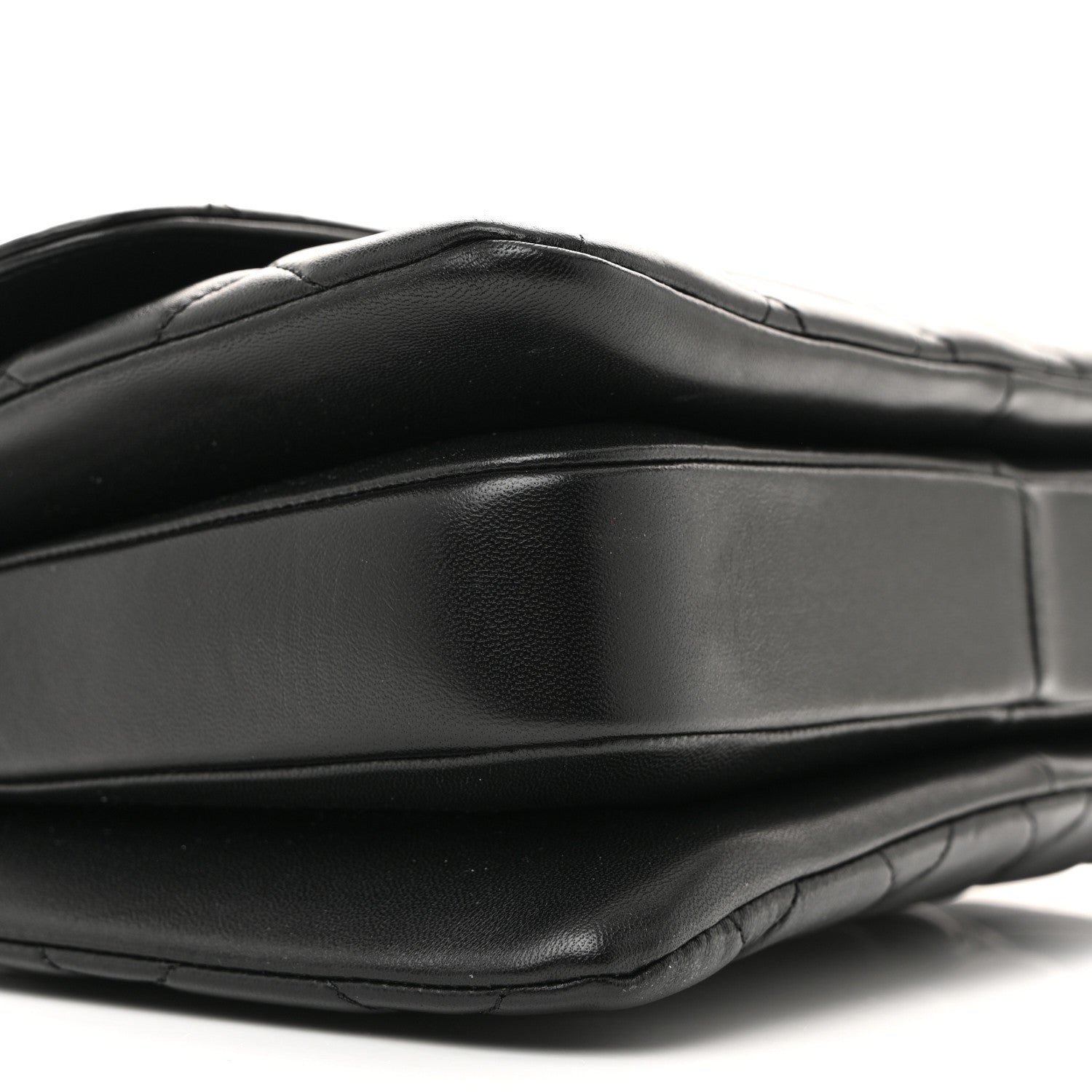 Lambskin Quilted Small Trendy CC Dual Handle Flap Bag Black