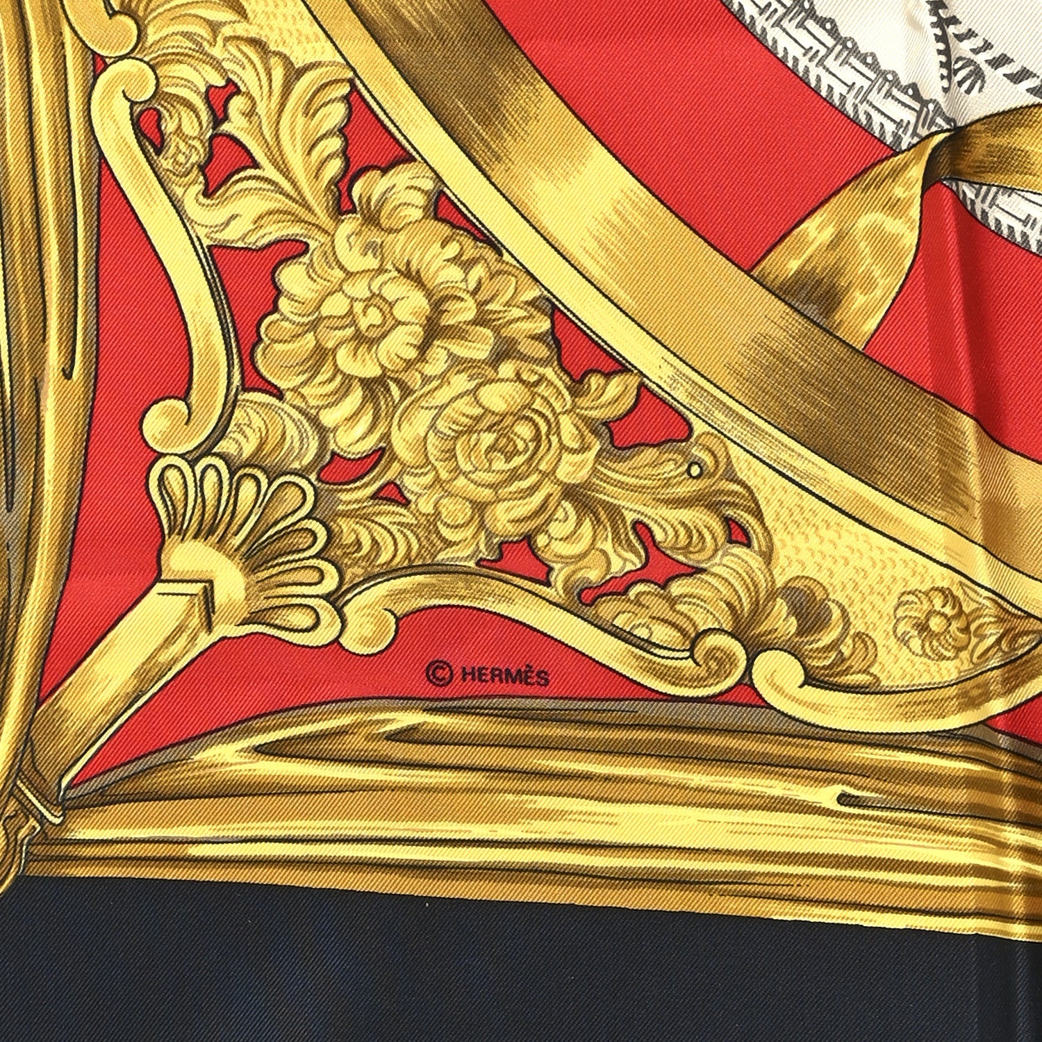 Silk Etriers Scarf 90