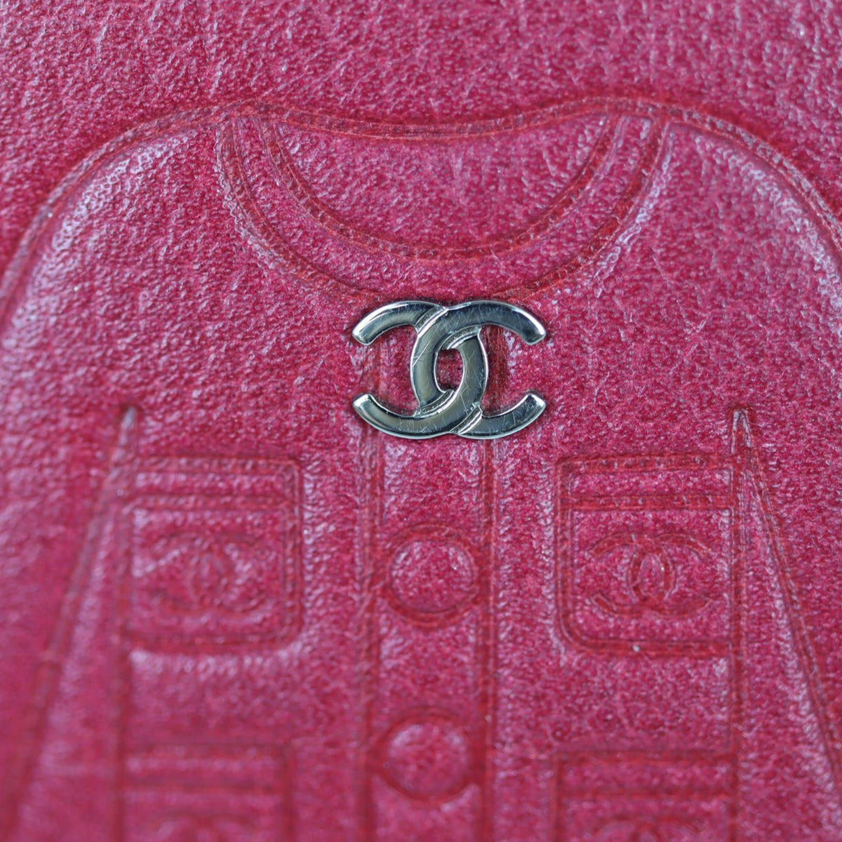 Chanel Jacket Embossed Key Pouch