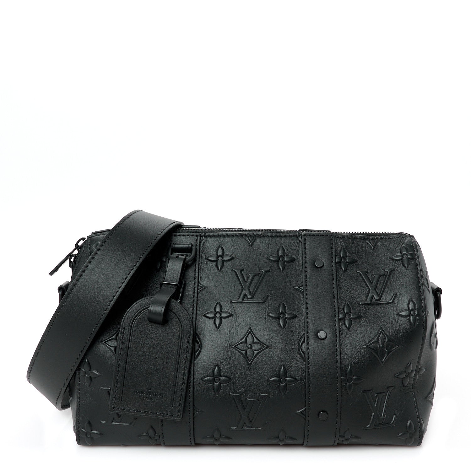 Monogram Seal City Keepall Black