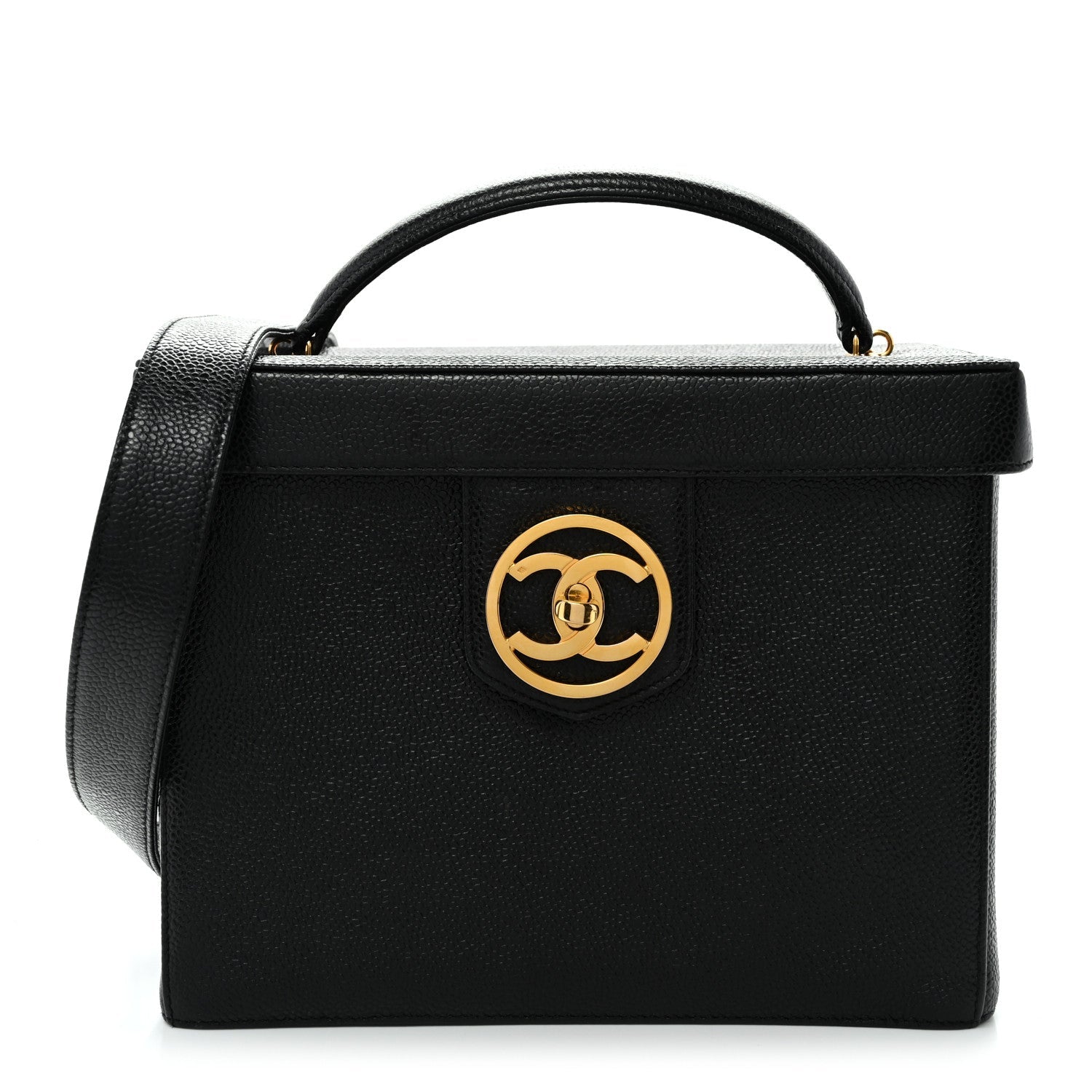Caviar Vanity Train Case Black