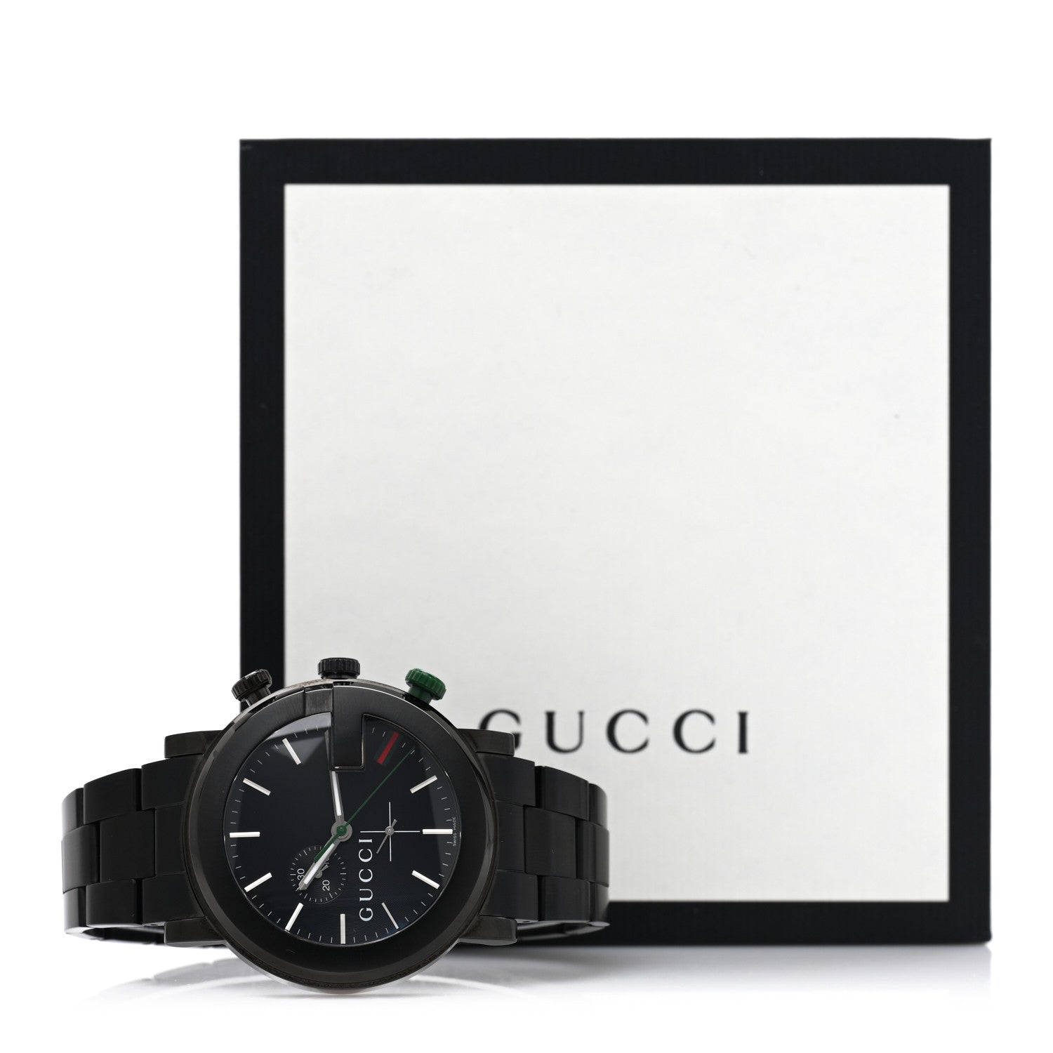 PVD Stainless Steel 44mm 101M G-Chrono Quartz Watch Black