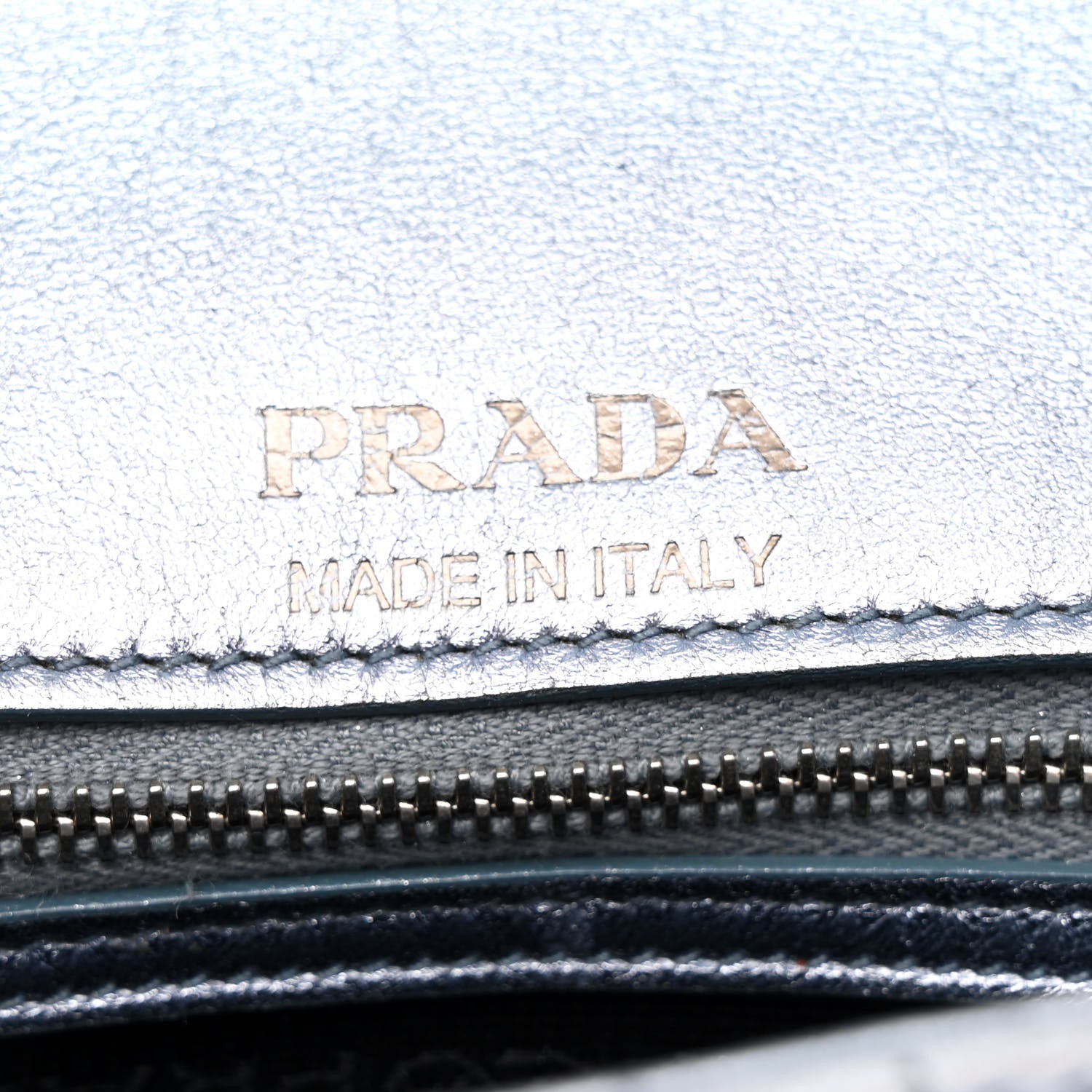 Metallic Nappa Impunture Diagramme Medium Chain Flap Shoulder Bag Pervinca Mordor